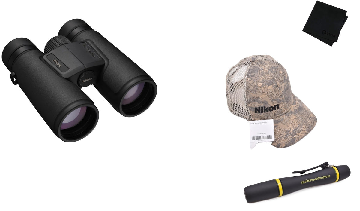 NIKON Monarch M5 Binoculars | Waterproof Fogproof ED Glass Optics with Dielectric Prism Coating | Bright High-Resolution Outdoor Binoculars for Birdwatching, Hiking & Wildlife, 8x42