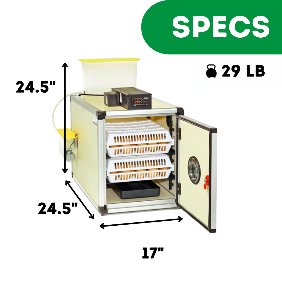 Hatching Time Incubators for Hatching Eggs, CT180SH Egg Setter & Hatcher