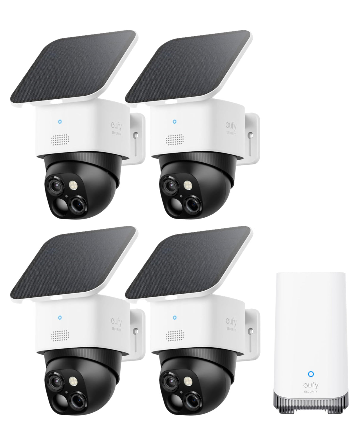 eufy Security SoloCam S340, 3K Dual-Lens Solar Security Camera