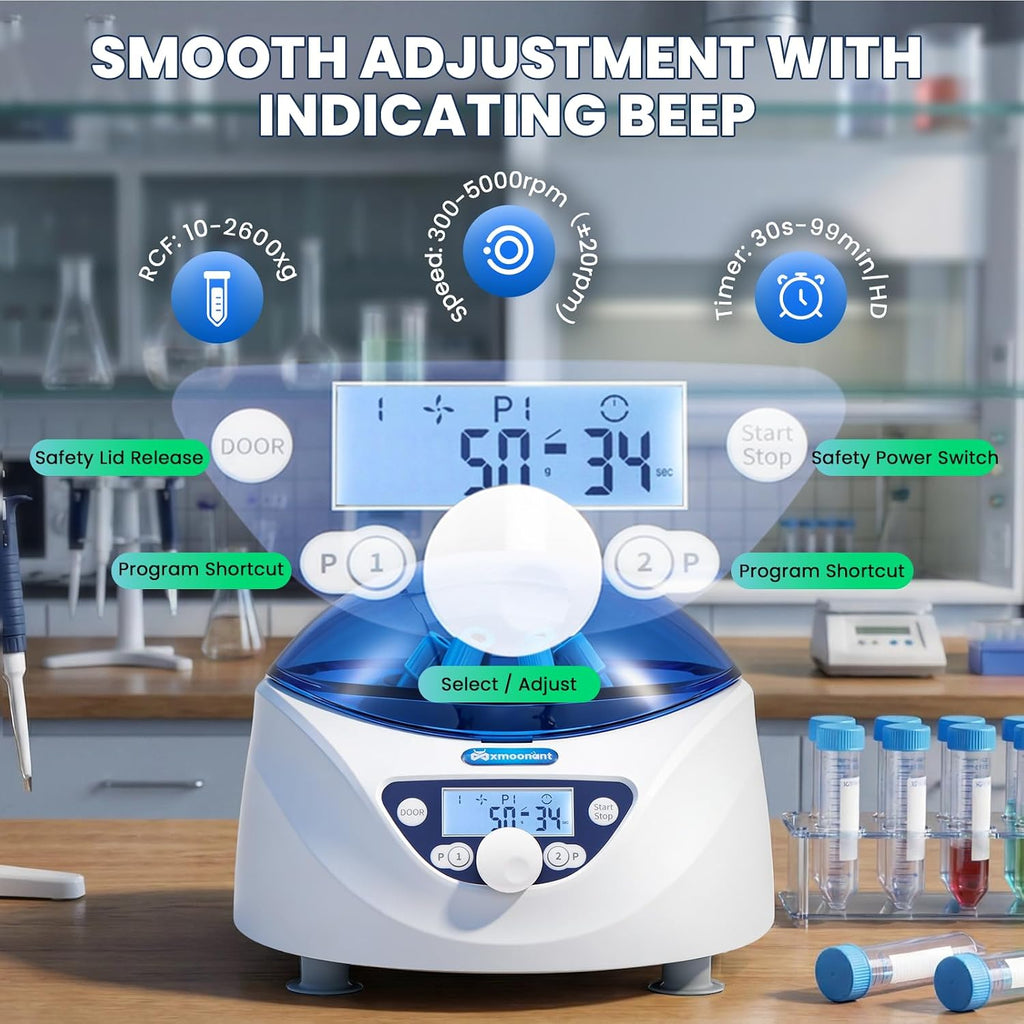 Mxmoonant Centrifuge Machine, Lab PRP Benchtop Desktop Centrifuges