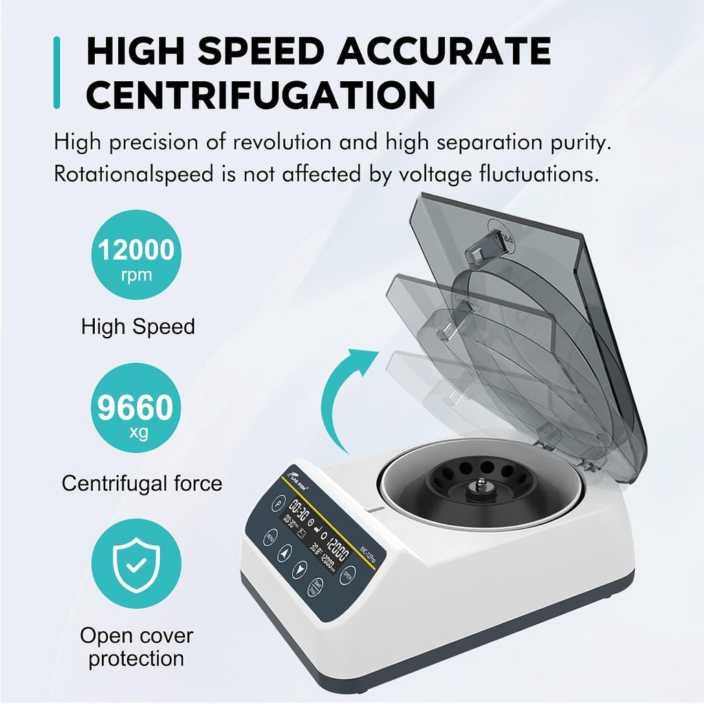 LAB FISH MC-12PRO High-Speed Centrifuge, 1000-12000RPM 9660xg