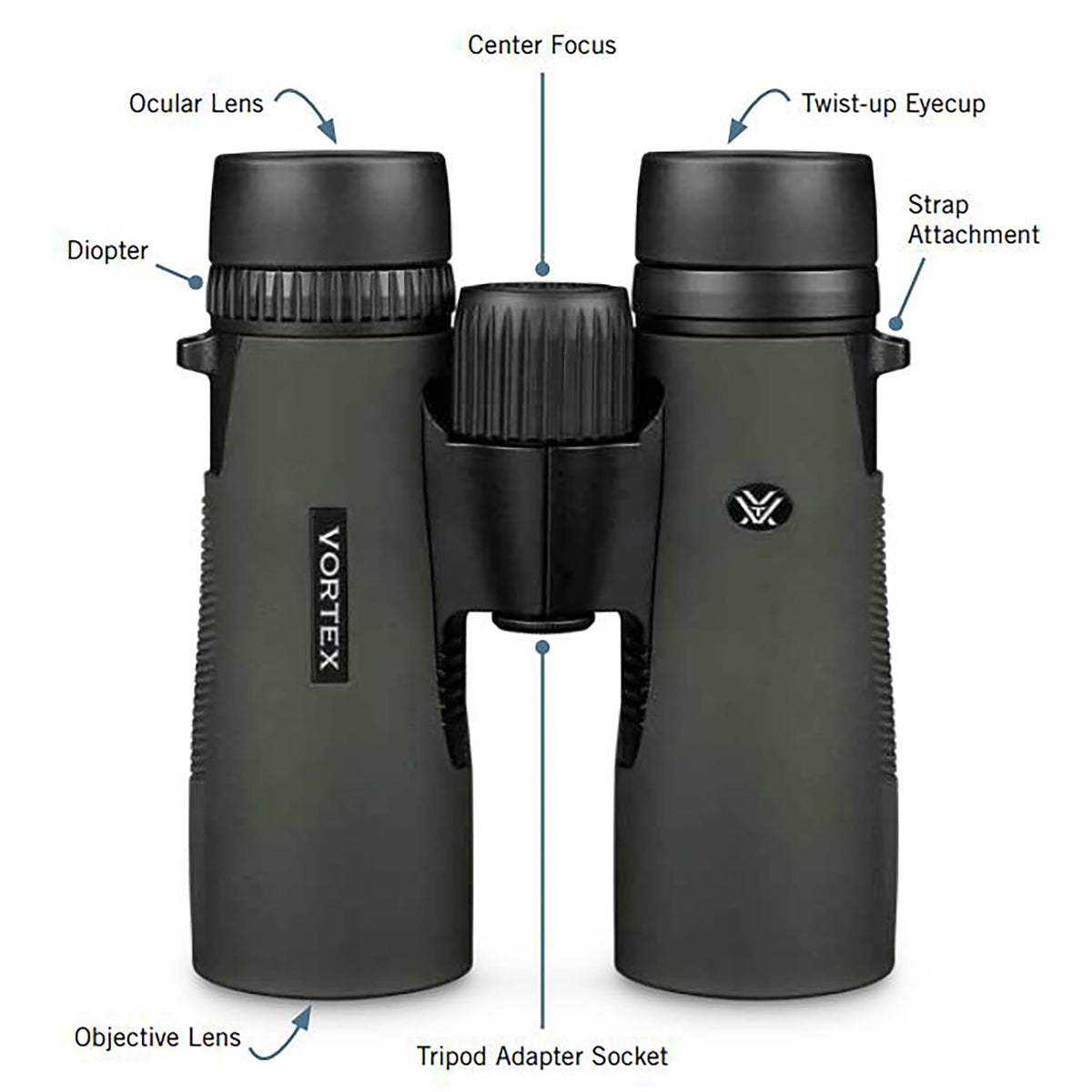 Vortex Diamondback HD 10x28 Binoculars