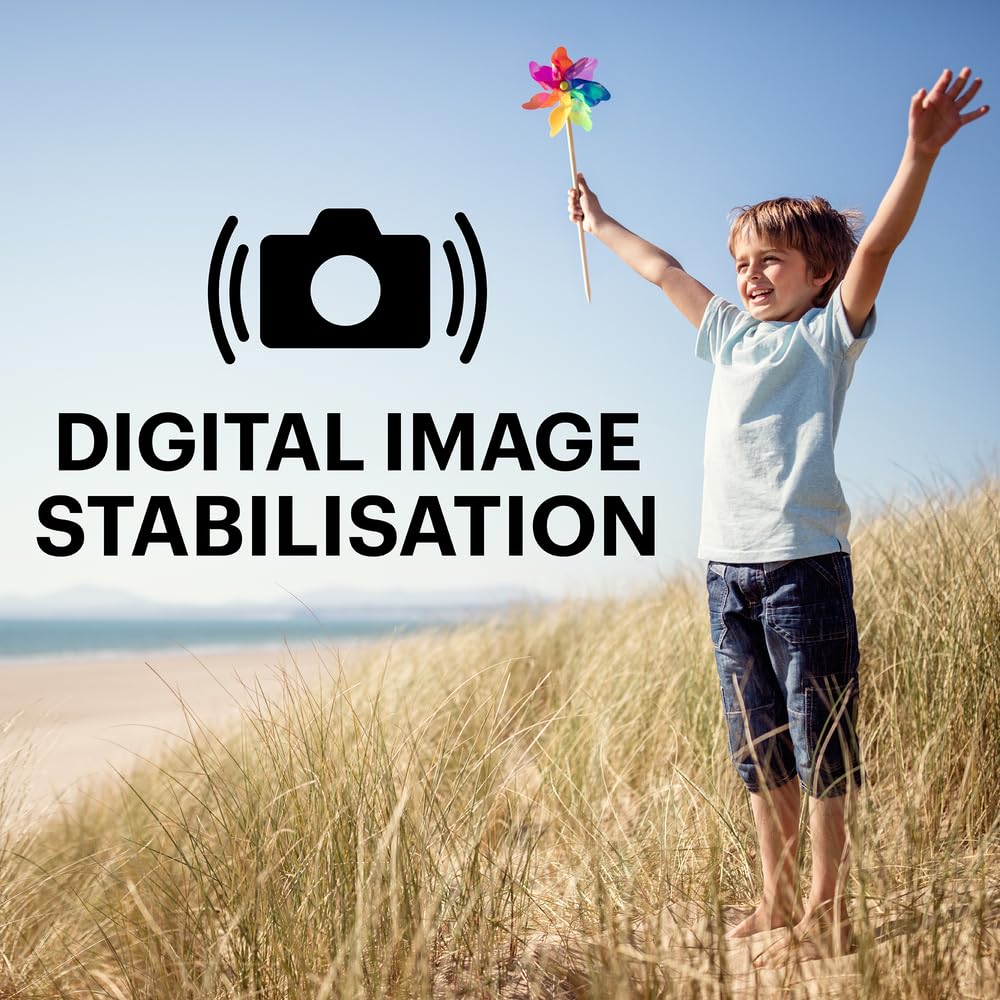 KODAK PIXPRO FZ45 16MP Compact Digital Camera, 4X Optical Zoom, AA, Black