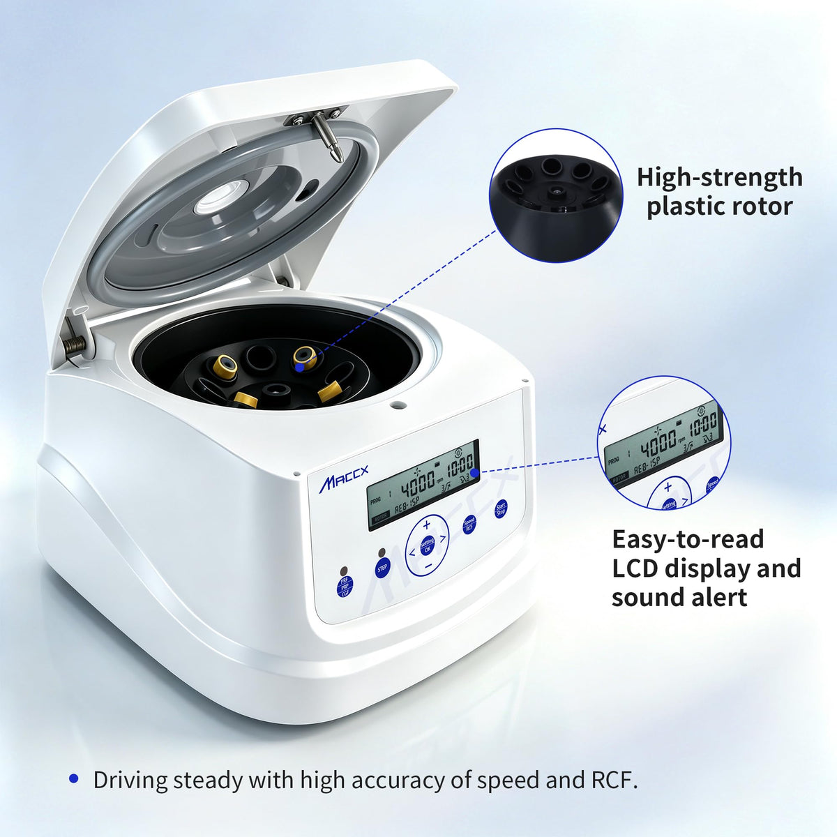 Lab PRP PRF Benchtop Low Speed Centrifuge Machine,300-5000RPM