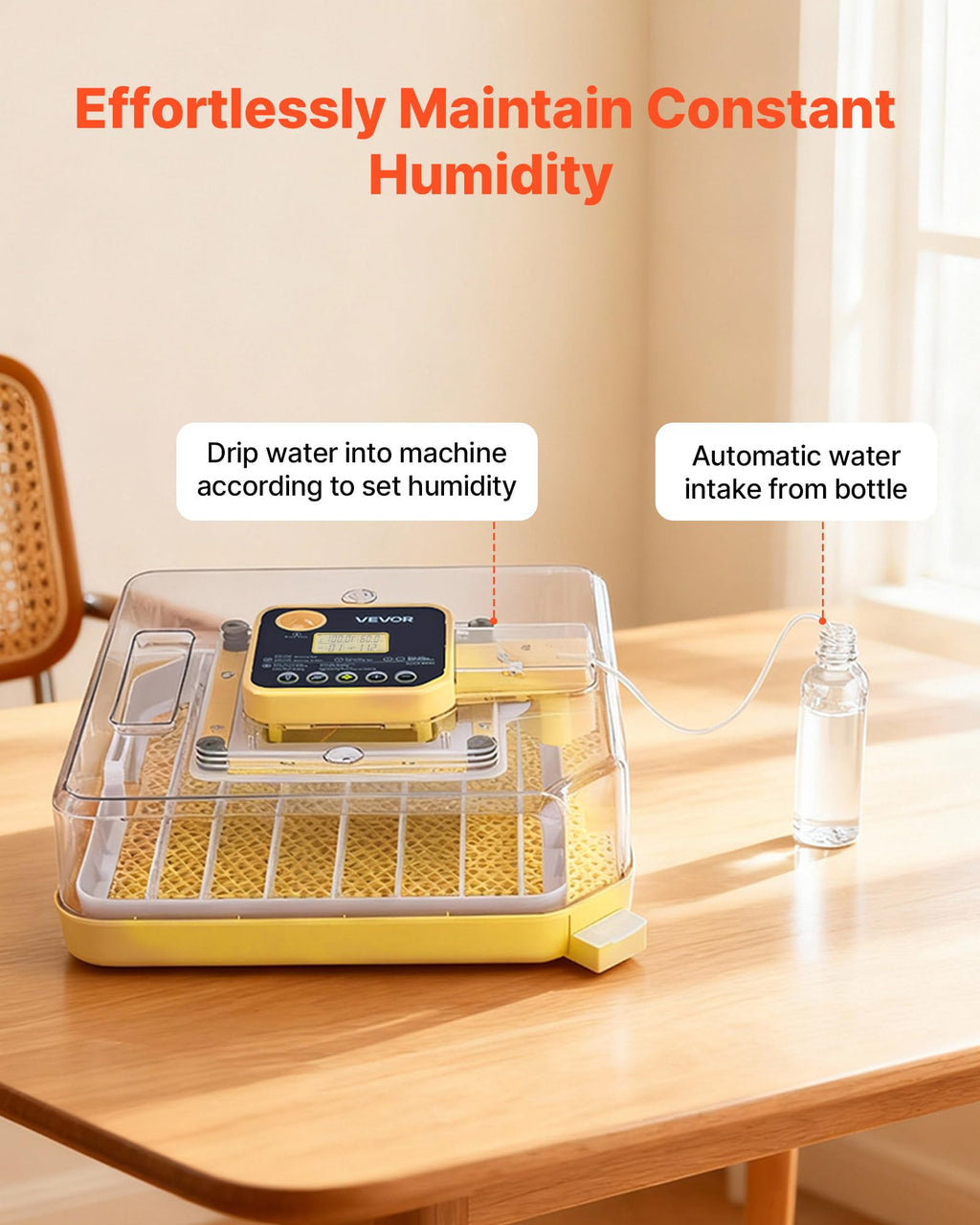 VEVOR 400 Egg Incubator, Poultry Incubator Cabinet with Automatic Eggs Turning, Temperature & Humidity Control, Heating & Cooling Egg Hatcher, Commercial Incubators for Hatching Chicks Ducks Goose