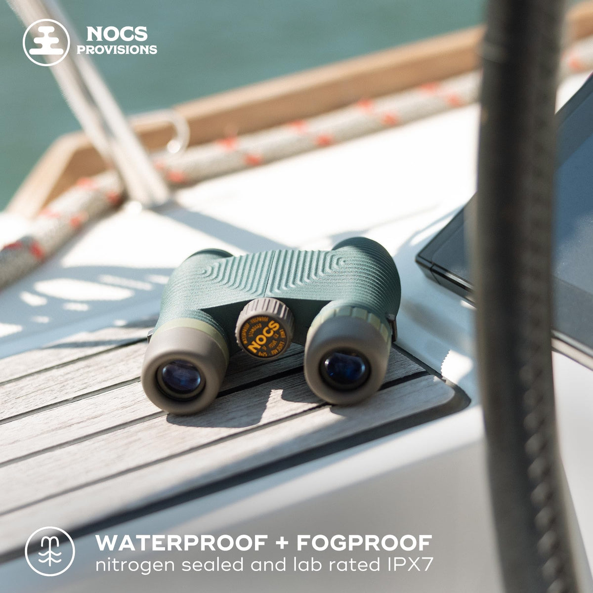 Nocs Provisions Standard Issue 10x25 Binoculars, Waterproof, Bird Watching