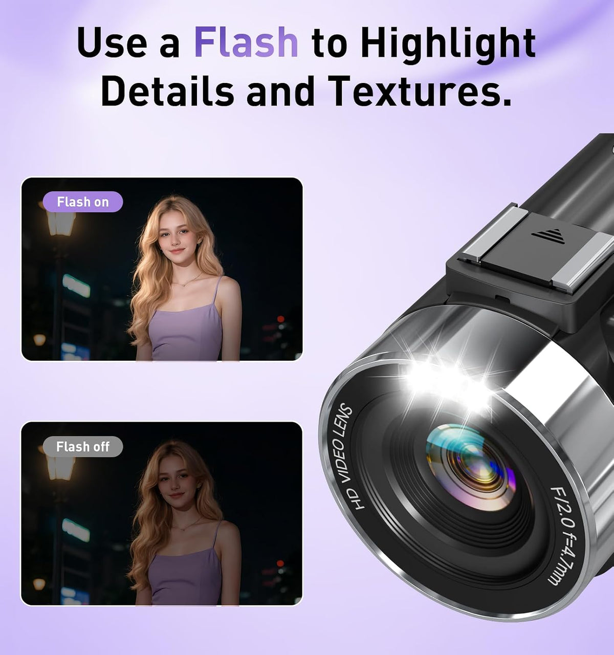8K Video Camera Camcorder, 80MP AutoFocus WiFi Vlogging Camera for YouTube