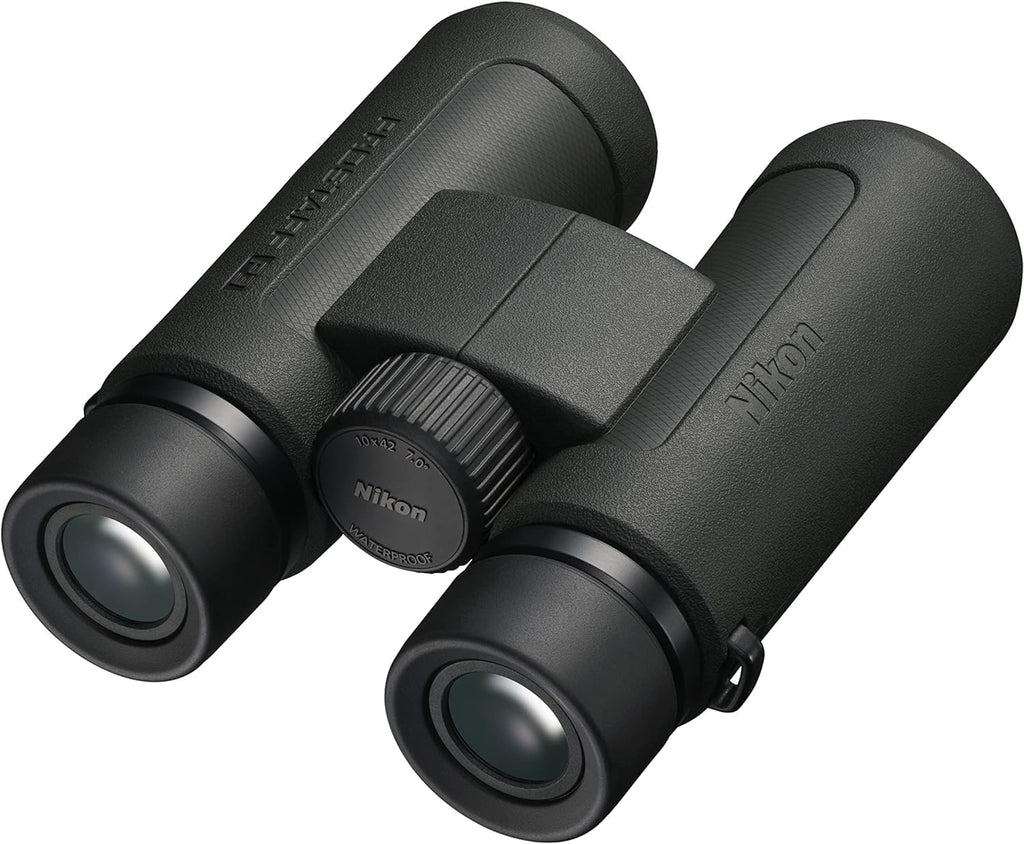 Nikon PROSTAFF P3 10x42 Binocular | Waterproof, fogproof, rubber-armored Full-Size Binocular, wide field of view & long eye relief | Official Nikon USA Model