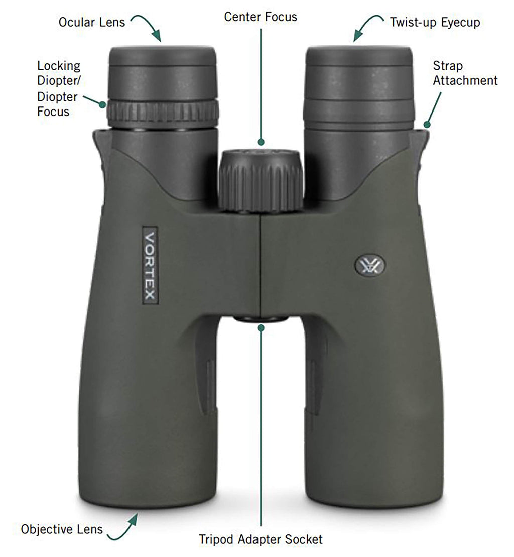 Vortex Razor UHD 18x56 Binoculars & GlassPak Pro Harness