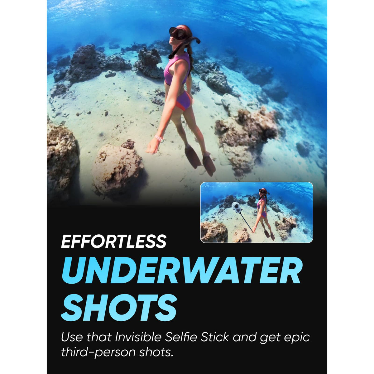 Insta360 X3, 360 Action Camera with 5.7K 360 Active HDR Video, 4K Single-Lens Camera, Waterproof, FlowState Stabilization, 2.29" Touchscreen, AI Editing, for Motorcycle, Wintersports and Vlogging