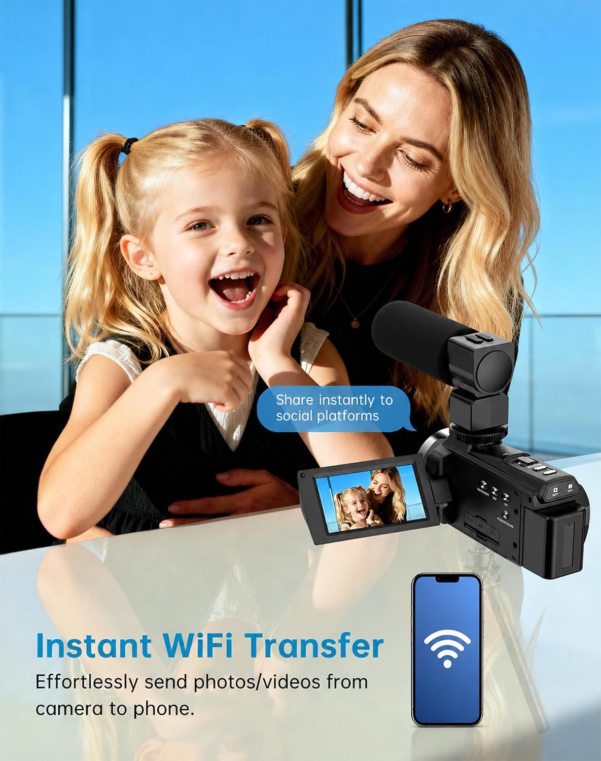 5K Video Camera Camcorder Digital Video Camera for YouTube