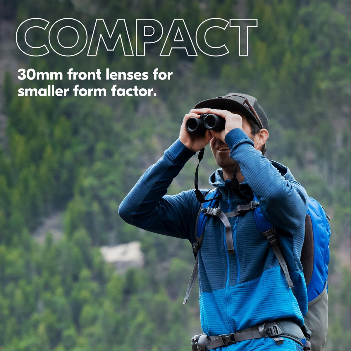 Nikon PROSTAFF P3 10x42 Binocular | Waterproof, fogproof, rubber-armored Full-Size Binocular, wide field of view & long eye relief | Official Nikon USA Model