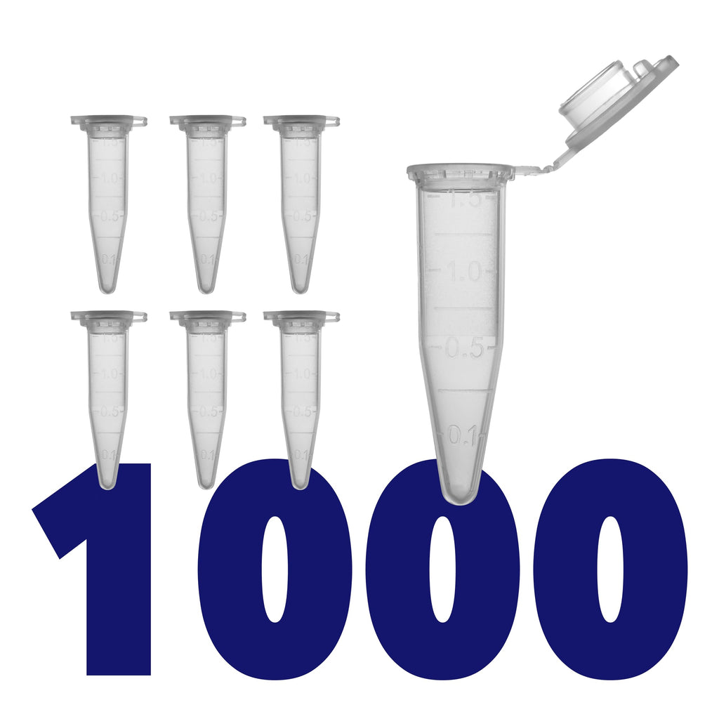 Kashi Scientific 50mL Self Standing Centrifuge Tubes with Screw Cap Lid, Lab Grade Polypropylene Plastic, Skirted, Printed Graduation, Write-on Spot [50mL Self-Standing, 500]