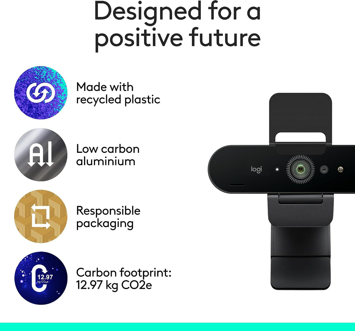 Logitech Brio Ultra 4K HD Webcam for Streaming and Meetings - Black
