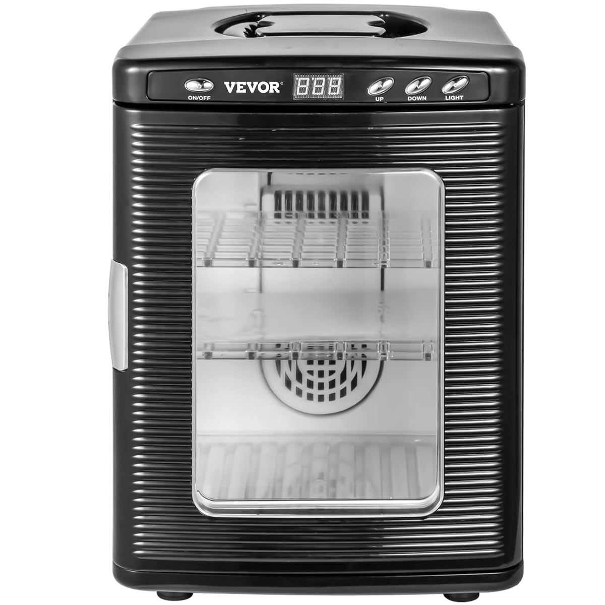 Happybuy Black Reptile Incubator 25L Digital Incubator for Small Reptiles with Cooling and Heating 5-42C