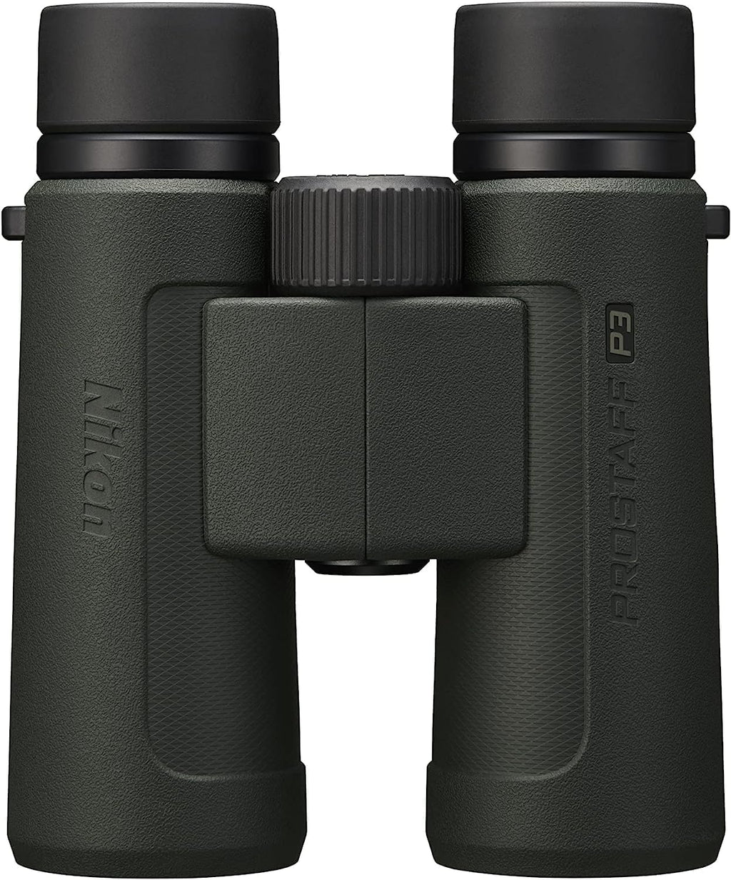 Nikon PROSTAFF P3 10x42 Binocular | Waterproof, fogproof, rubber-armored Full-Size Binocular, wide field of view & long eye relief | Official Nikon USA Model