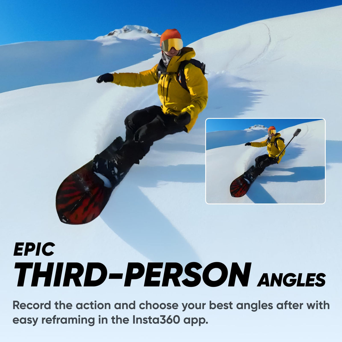 Insta360 X3, 360 Action Camera with 5.7K 360 Active HDR Video, 4K Single-Lens Camera, Waterproof, FlowState Stabilization, 2.29" Touchscreen, AI Editing, for Motorcycle, Wintersports and Vlogging