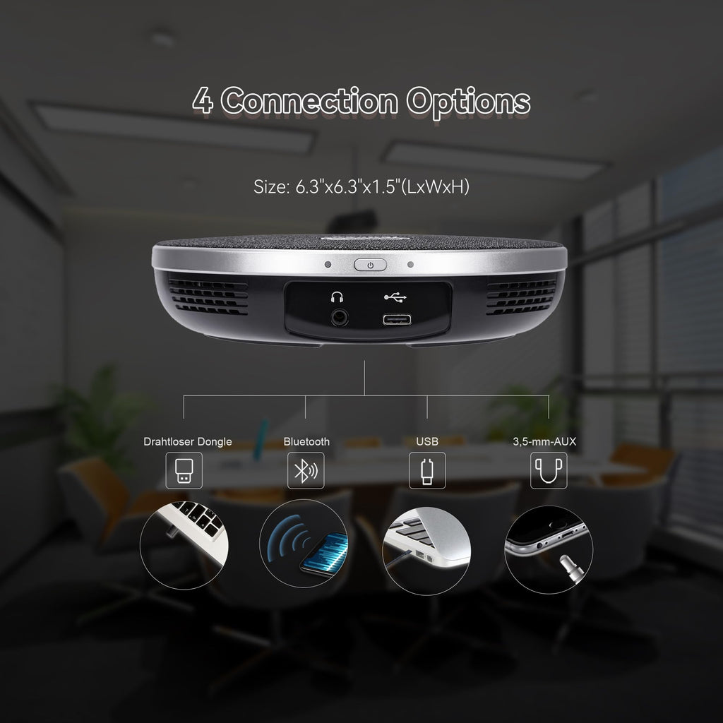 TONGVEO 3X Optical Zoom PTZ Camera AI Auto-Tracking HDMI USB 3.0 1080P 60fps Wide-Angle for Video Conference Business Meeting Live Streaming Online Learn with Zoom YouTube Teams OBS and More