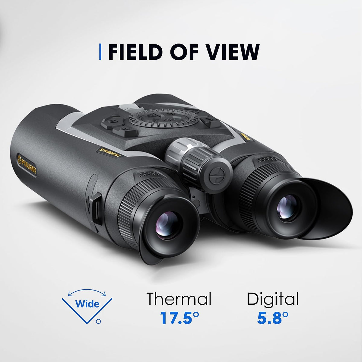 Pulsar Symbion LRF Multispectral Thermal and Digital Night Vision Binoculars with Laser Range Finder