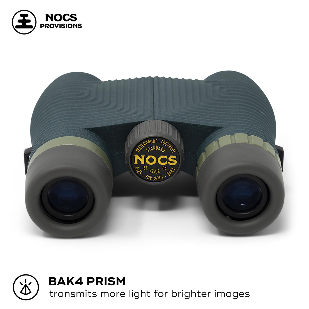 Nocs Provisions Standard Issue 10x25 Binoculars, Waterproof, Bird Watching