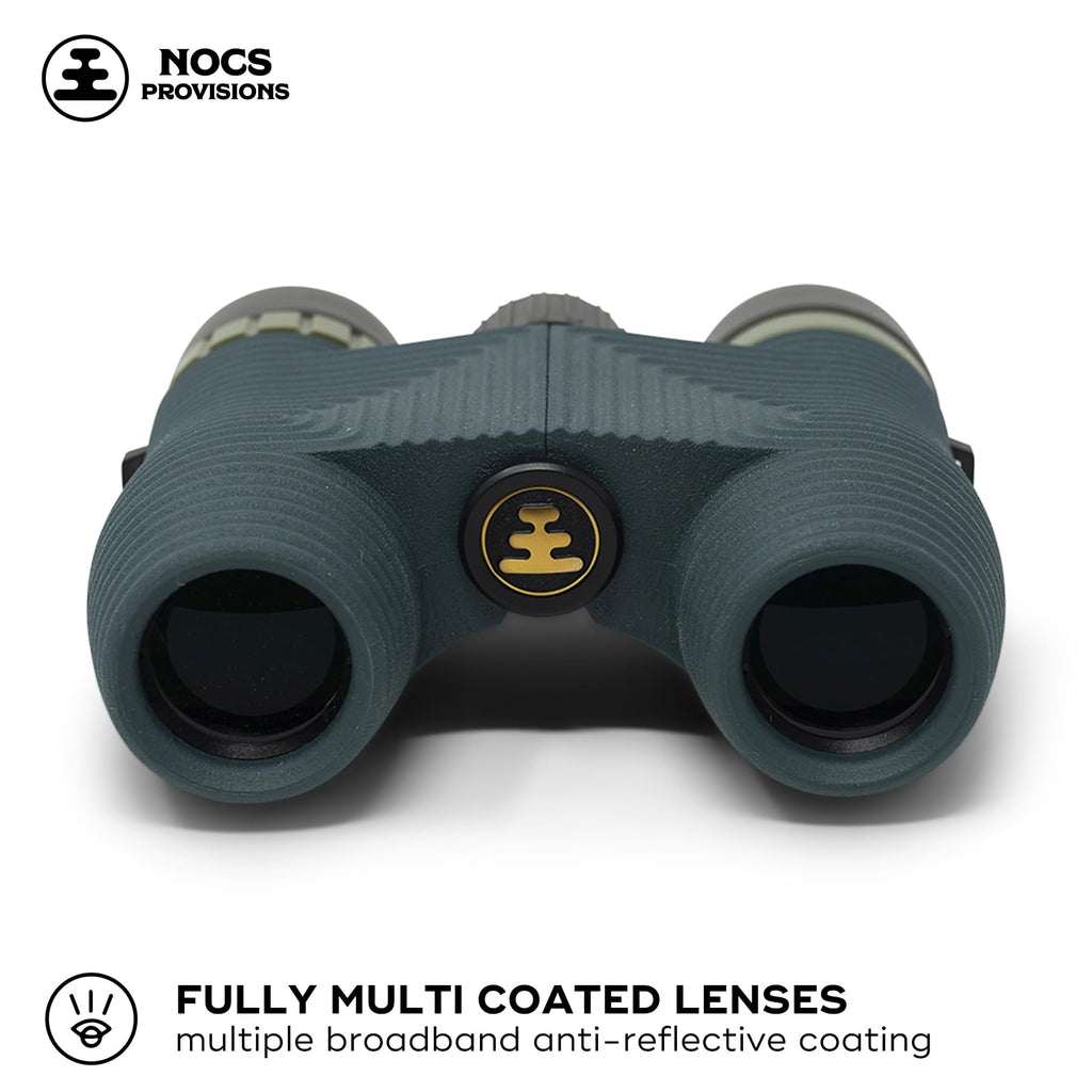 Nocs Provisions Standard Issue 10x25 Binoculars, Waterproof, Bird Watching