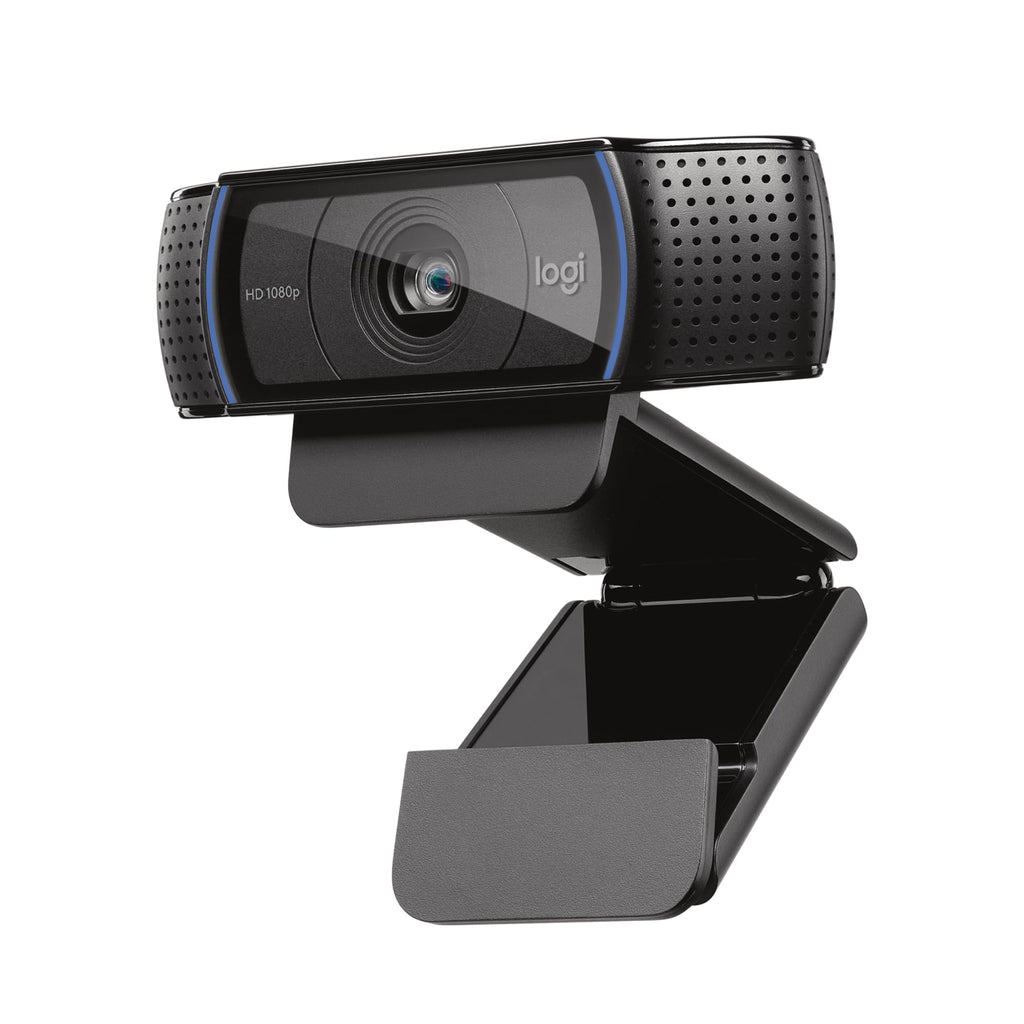 Logitech C922x HD Pro PC Webcam, Full HD 1080p/30fps or 720p/60fps Video, HD Light Correction, Works with Microsoft Teams, Google Meet, Zoom, Nintendo Switch 2âs new GameChat mode, Mac/Tablet- Black