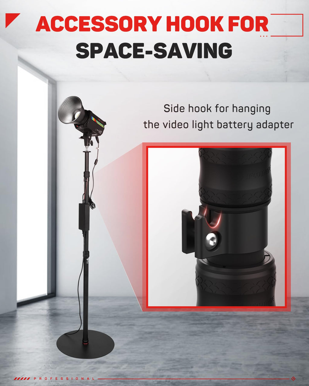 IFOOTAGE RB-A400 Round Base Light Stand Monopod 79" 2 Pack
