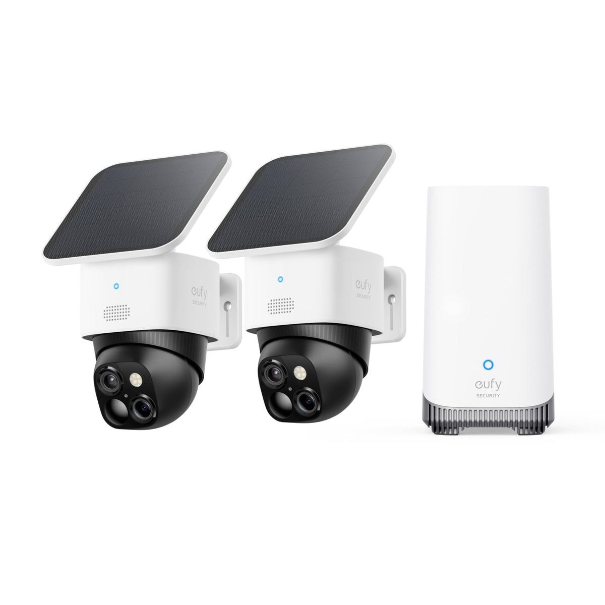eufy Security SoloCam S340, 3K Dual-Lens Solar Security Camera