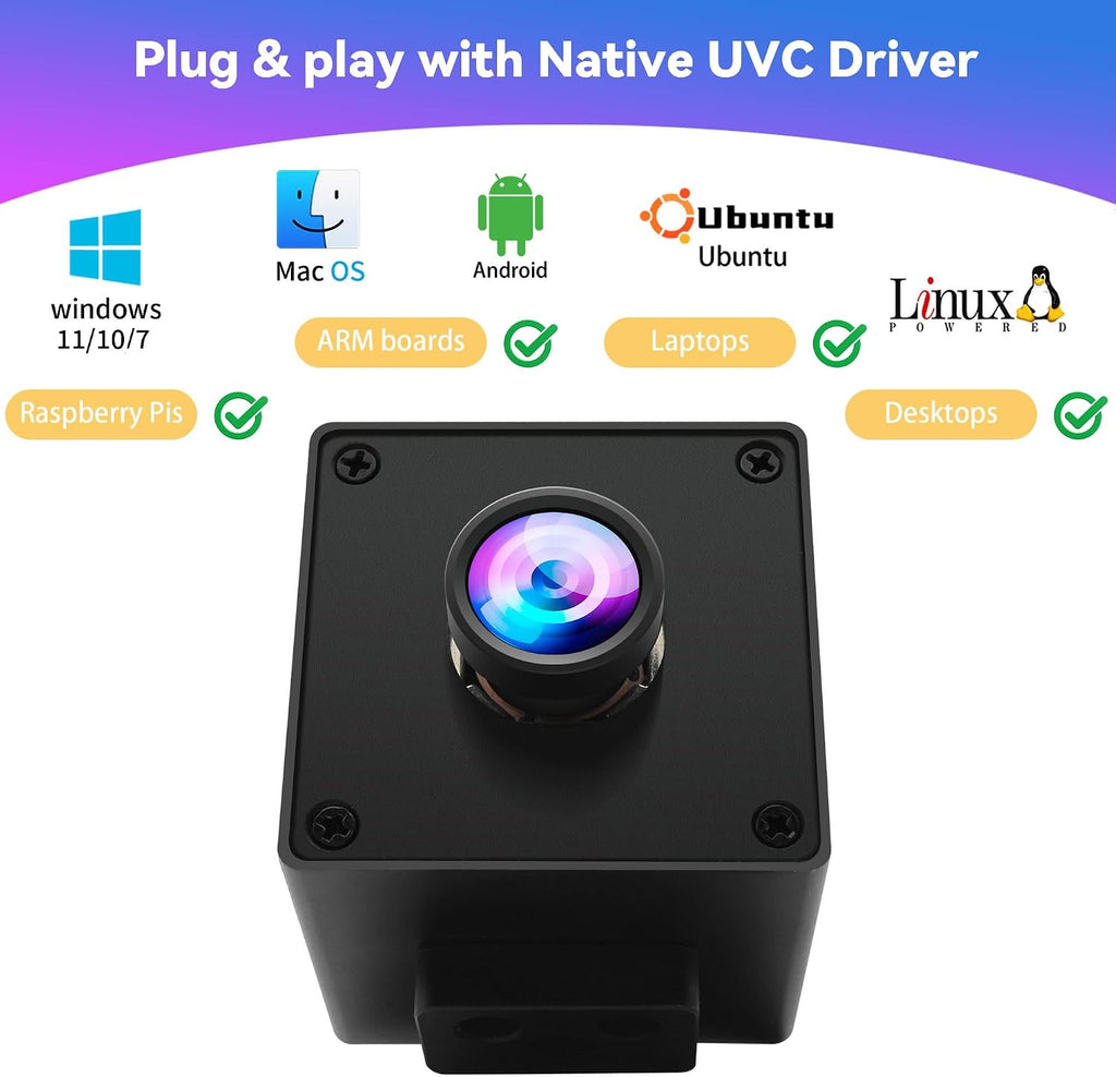 ELP 20MP Autofocus USB Security Camera, High Speed USB3.0 Wide Angle Webcam