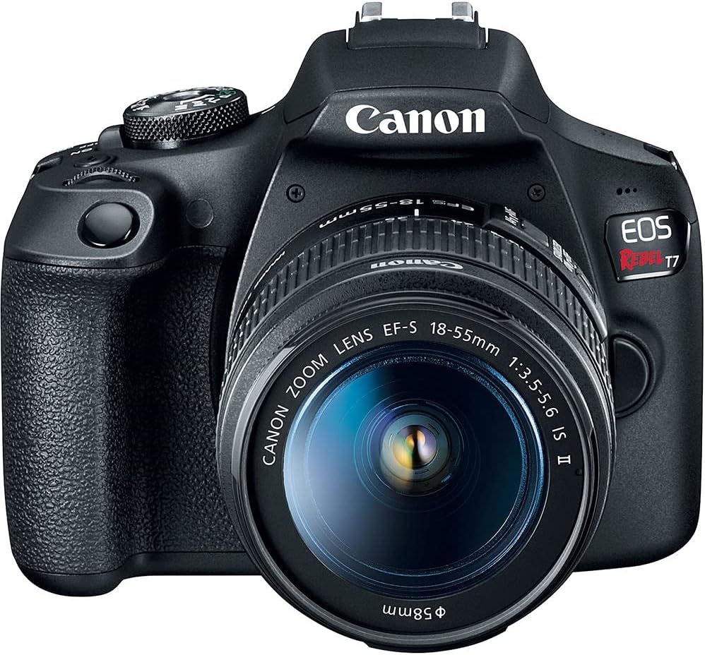 Canon EOS Rebel T7 DSLR Camera with 18-55mm Lens Bundle