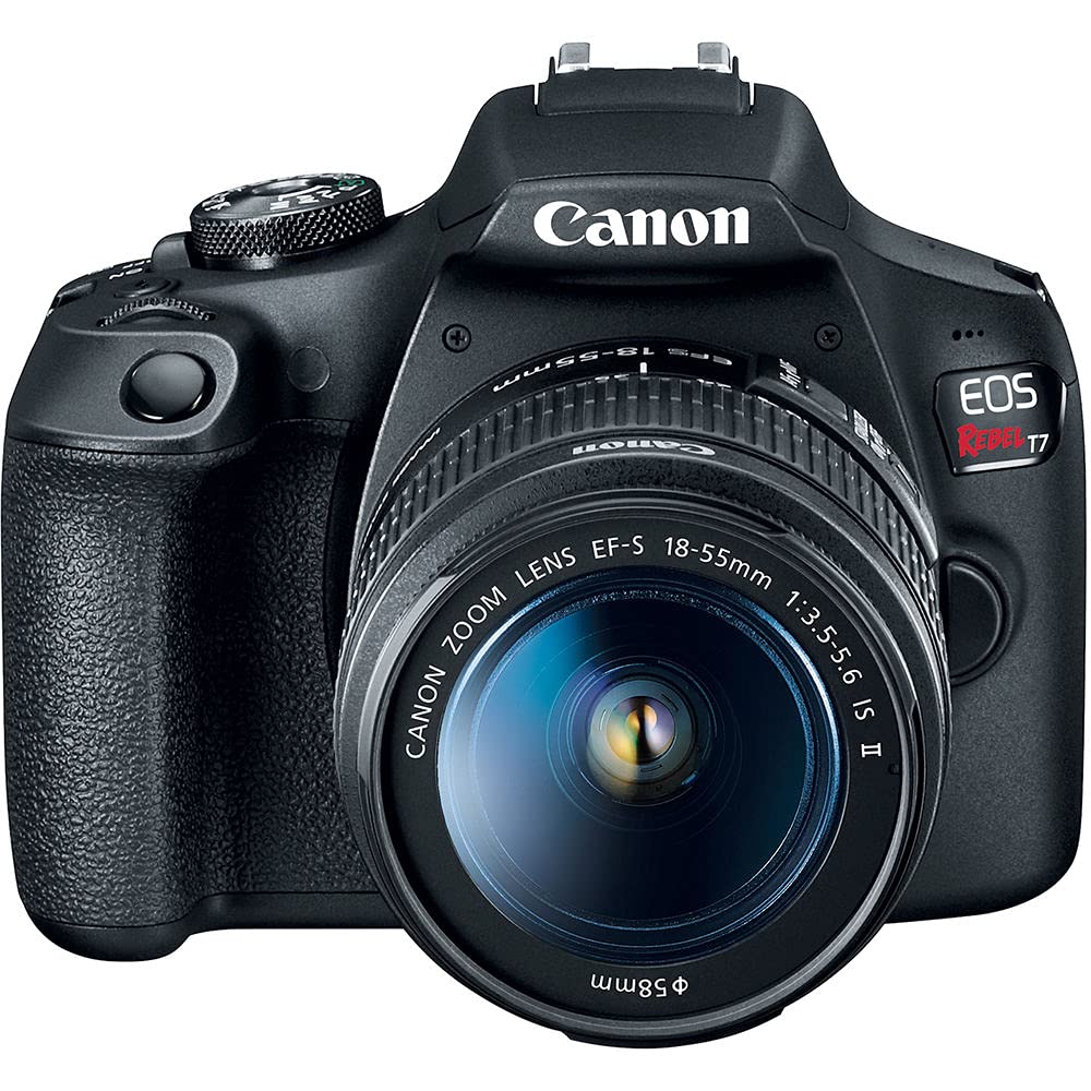 Canon EOS Rebel T7 DSLR Camera with 18-55mm Lens Bundle