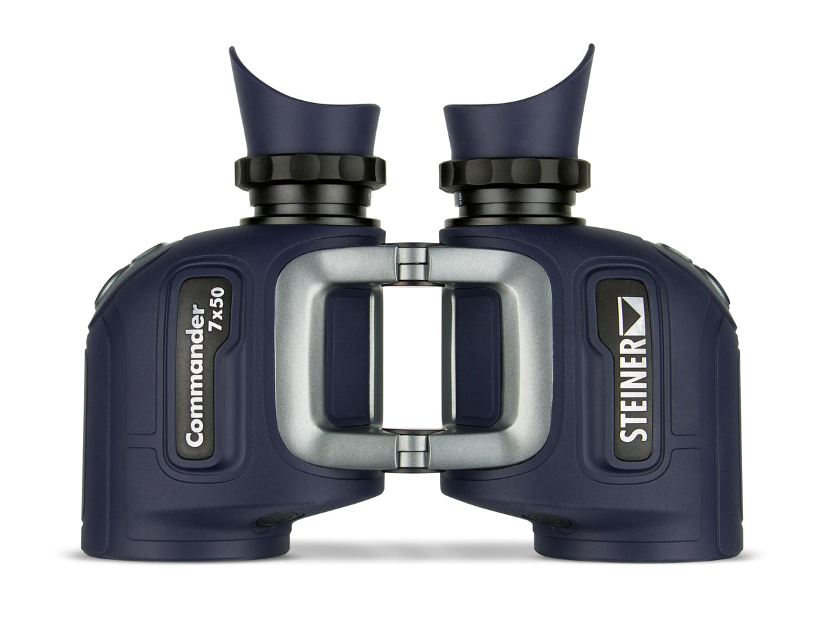 Steiner Optics Commander 7x50 Marine Binoculars with Integrated HD-Stabilized Compass â Professional Waterproof Boating Optics with Sports-Auto-Focus - German Qaulity and Heritage Warranty.