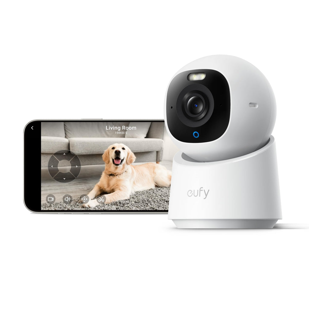 eufy Security 4K Indoor Camera E30, No Subscription, Pan and Tilt