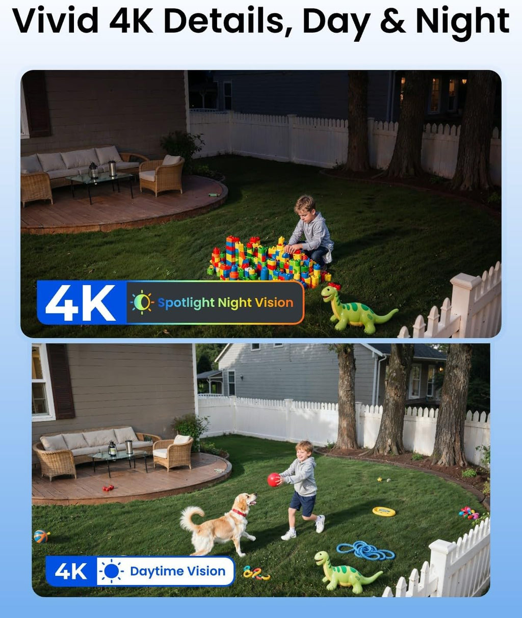 REOLINK Argus PT Ultra First 4K Solar Security Cameras Wireless Outdoor