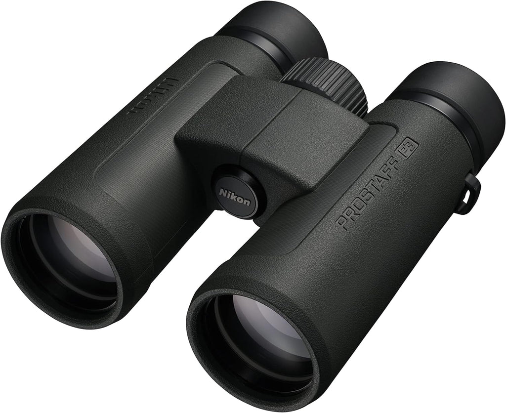 Nikon PROSTAFF P3 10x42 Binocular | Waterproof, fogproof, rubber-armored Full-Size Binocular, wide field of view & long eye relief | Official Nikon USA Model