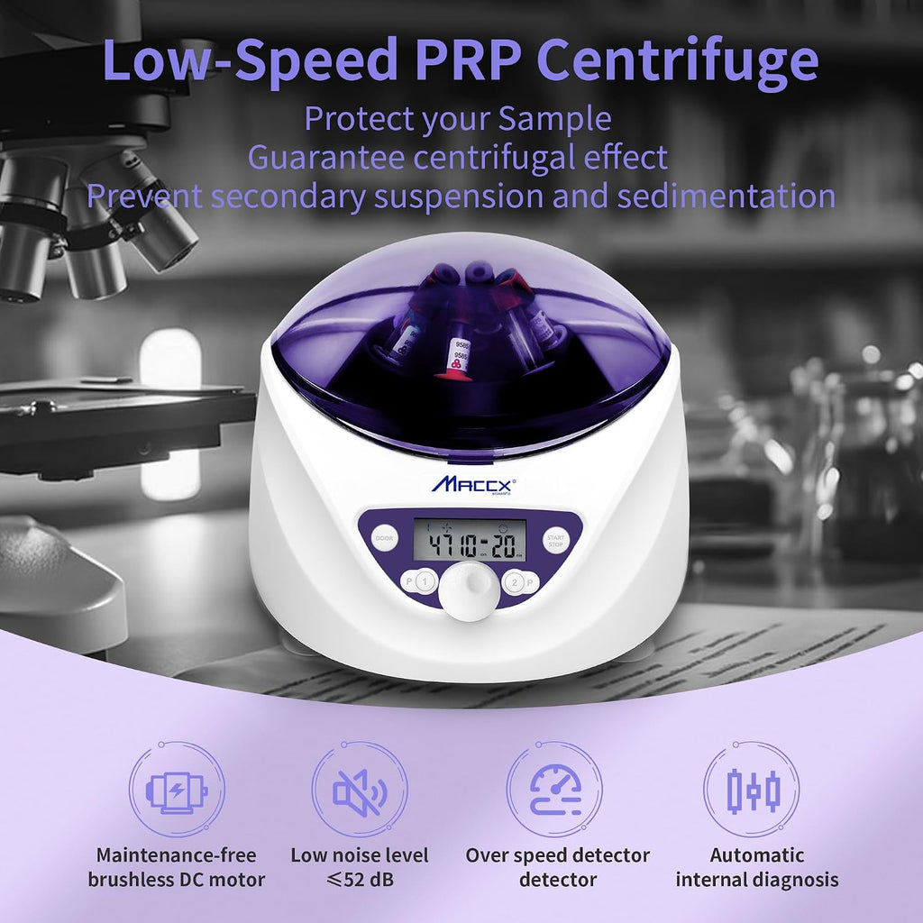Lab PRP PRF Benchtop Low Speed Centrifuge Machine,300-5000RPM