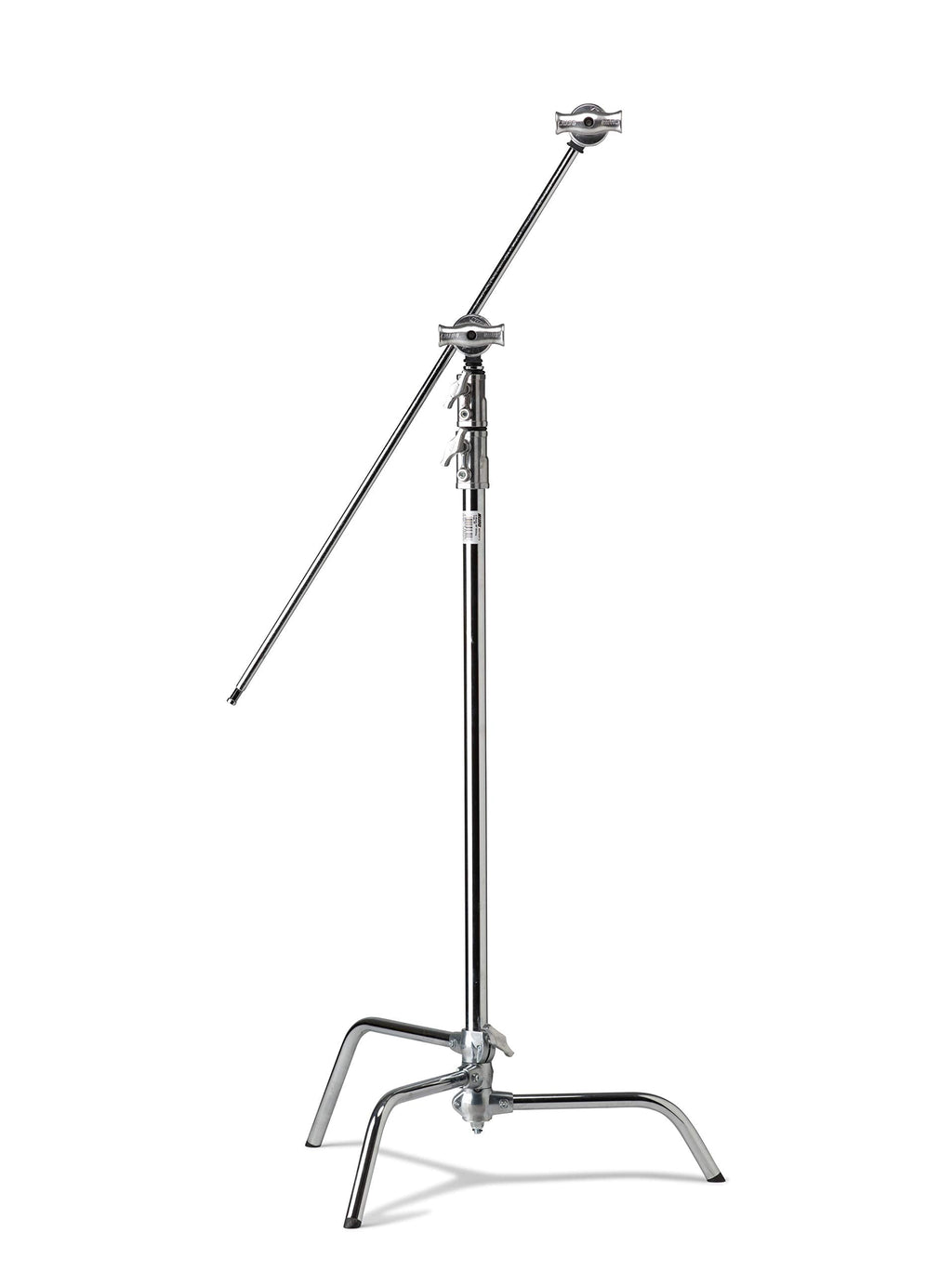Kupo 20" C-Stand Turtle Base Kit Professional Grip Stand with 2.5" Grip Head and 20" Grip Arm, Heavy-Duty Steel Construction for Photography and Video Lighting - Silver (KS704512)