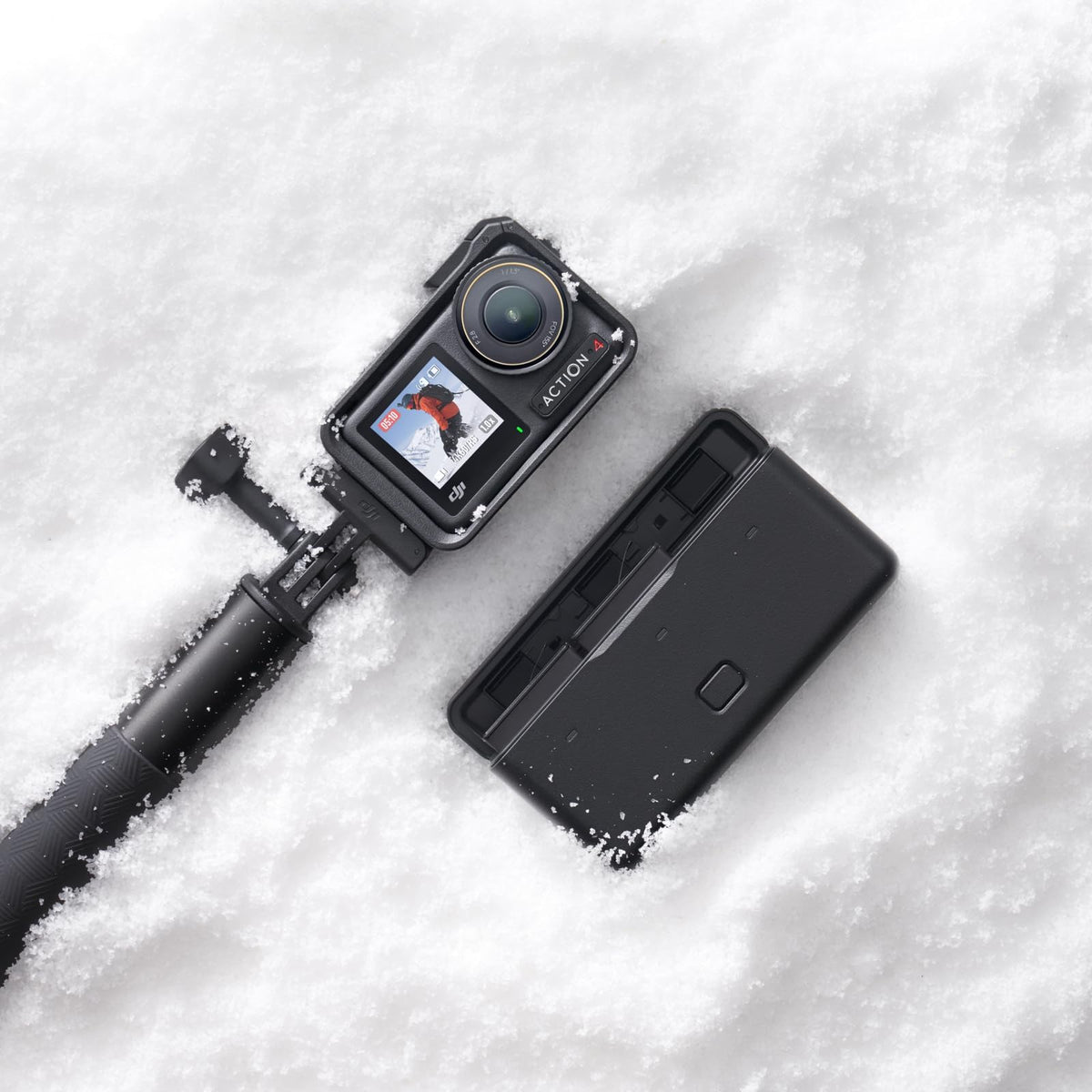 DJI Osmo Action 4 Essential Combo, Waterproof Action Camera Vlogging Camera