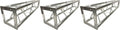 3x 3.28ft Lighting Square Aluminum Bolted Truss 10' span Stand Universal DJ