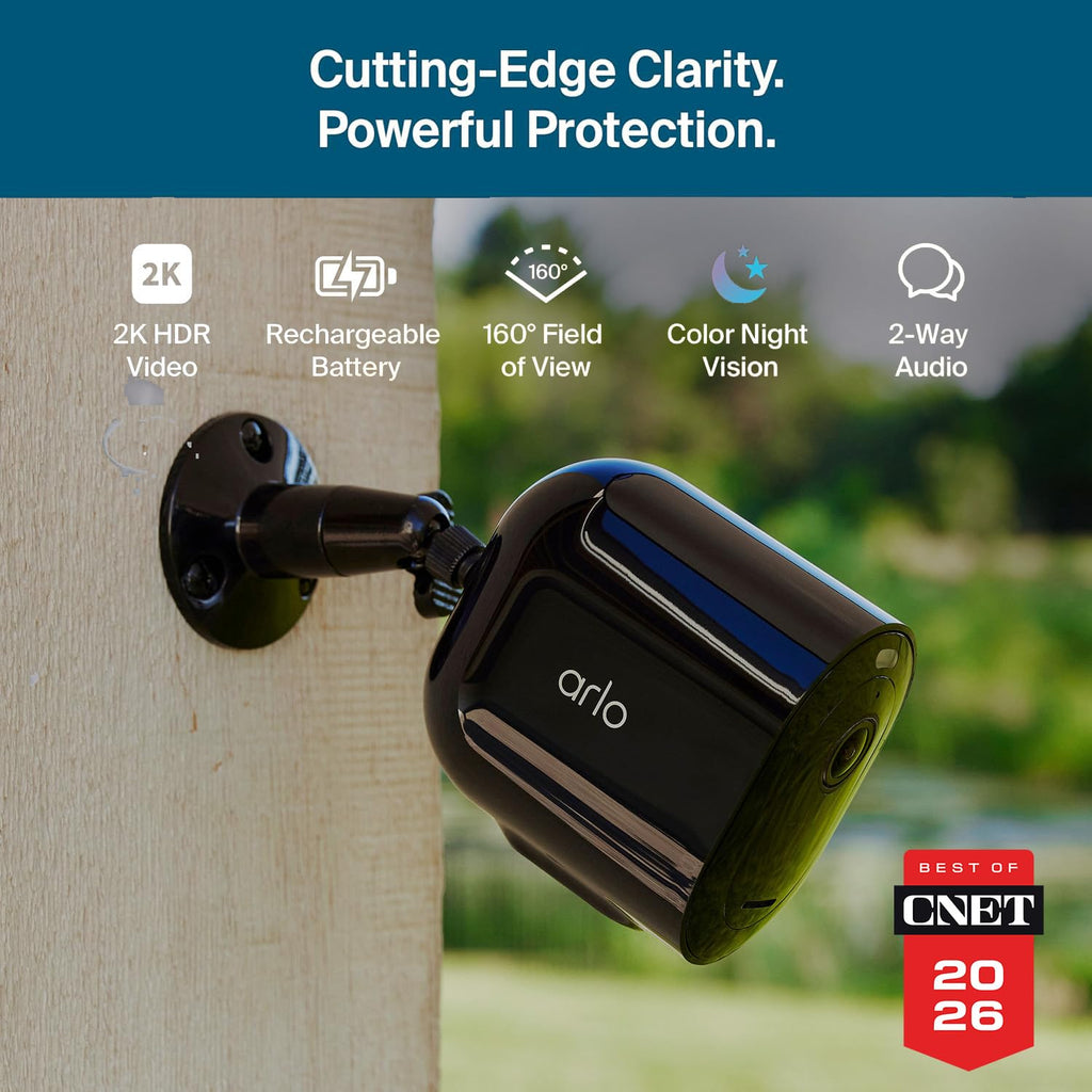 Arlo Pro Wireless Security Camera 2K HDR (6th Gen) - 4-Cam