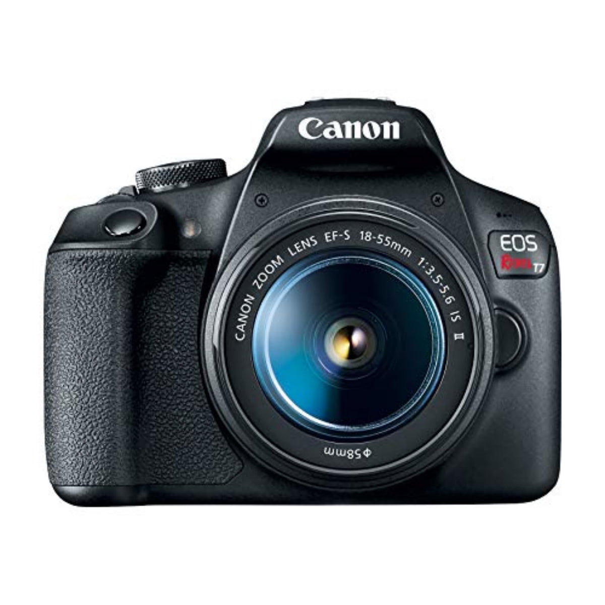 Canon EOS Rebel T7 DSLR Camera Double Zoom Lens Kit with EF-S 18-55mm and EF 75-300mm Lenses, 24.1 Megapixel CMOS (APS-C) Sensor, Full HD Videos, Wi-Fi, Beginner Photographers, Digital Camera, Black
