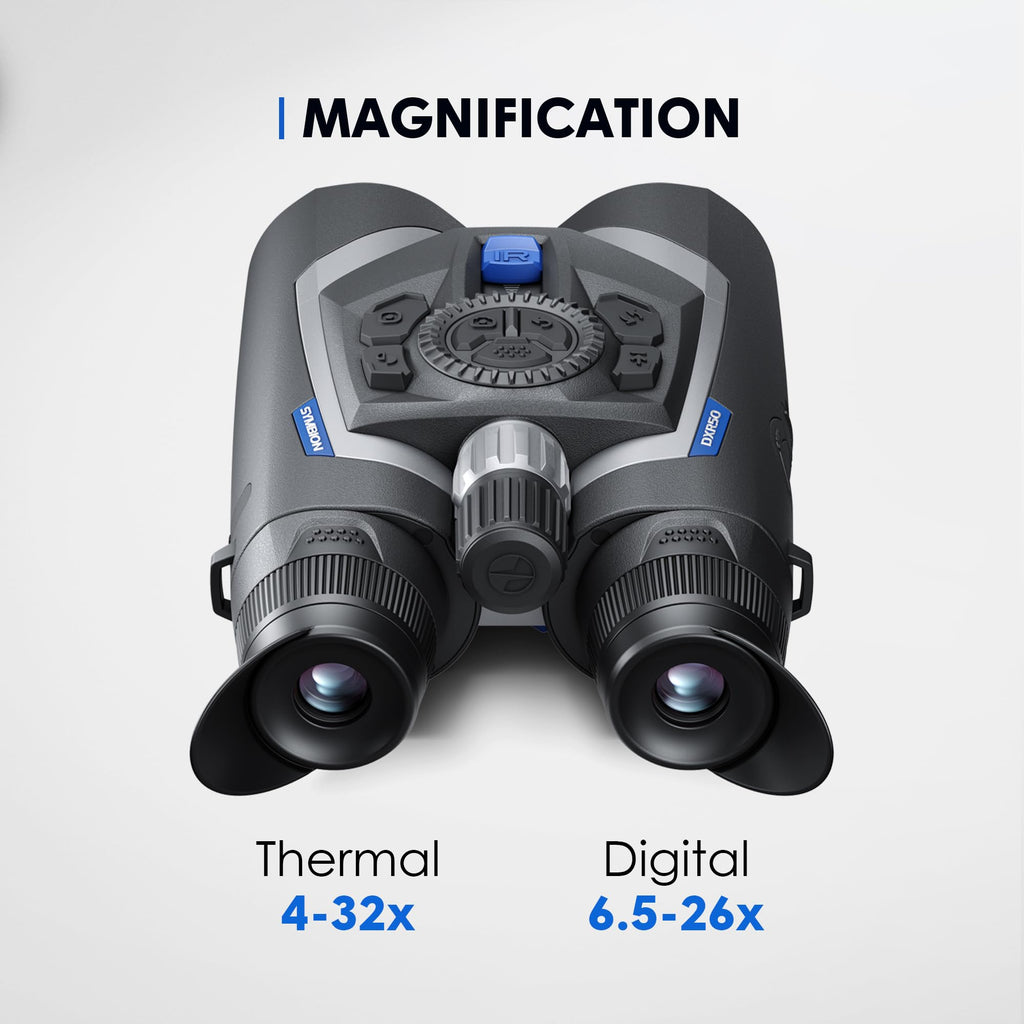 Pulsar Symbion LRF Multispectral Thermal and Digital Night Vision Binoculars with Laser Range Finder