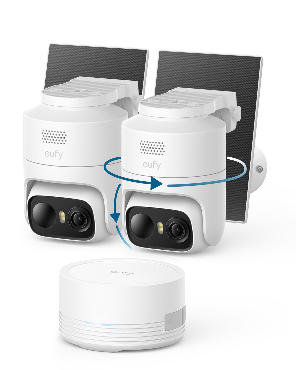 eufy Security eufyCam C37 4-Cam Kit, 360Â° Pan&Tilt Auto Tracking