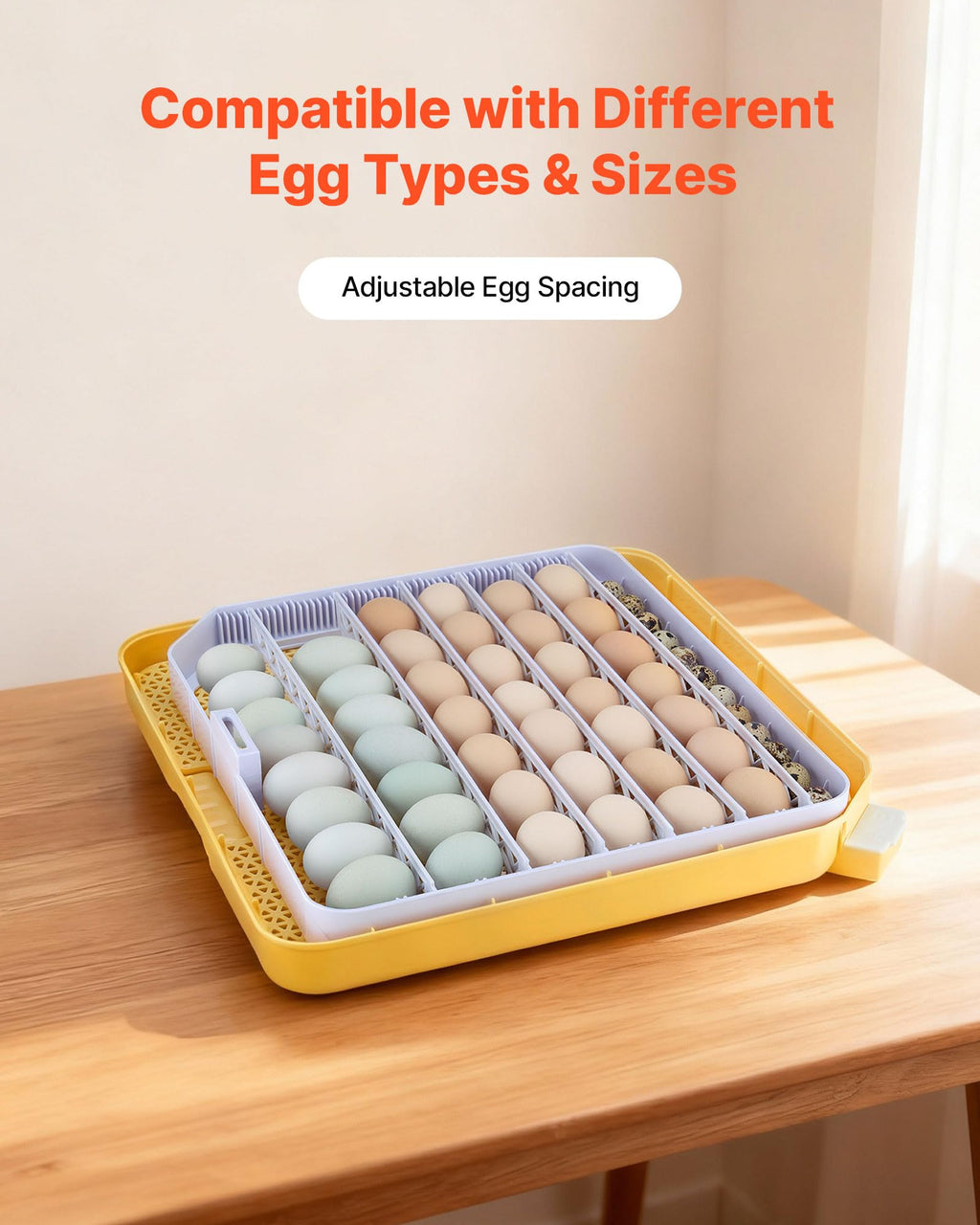 VEVOR 400 Egg Incubator, Poultry Incubator Cabinet with Automatic Eggs Turning, Temperature & Humidity Control, Heating & Cooling Egg Hatcher, Commercial Incubators for Hatching Chicks Ducks Goose