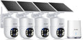 SOLIOM 5MP Security Cameras Wireless Outdoor, No Subscription, 4-Cam Kit