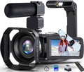 8K Video Camera 64MP WiFi Camcorder 18X Zoom IR Night Vision Camcorders