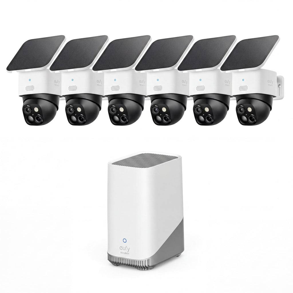eufy Security SoloCam S340, 3K Dual-Lens Solar Security Camera