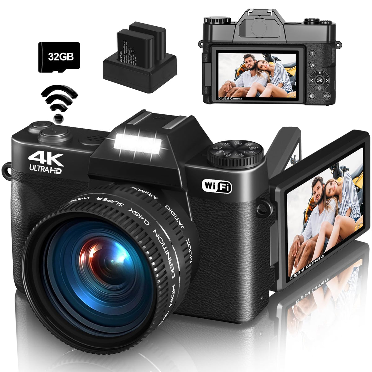 8k Video Camera Camcorder vlogging Camera