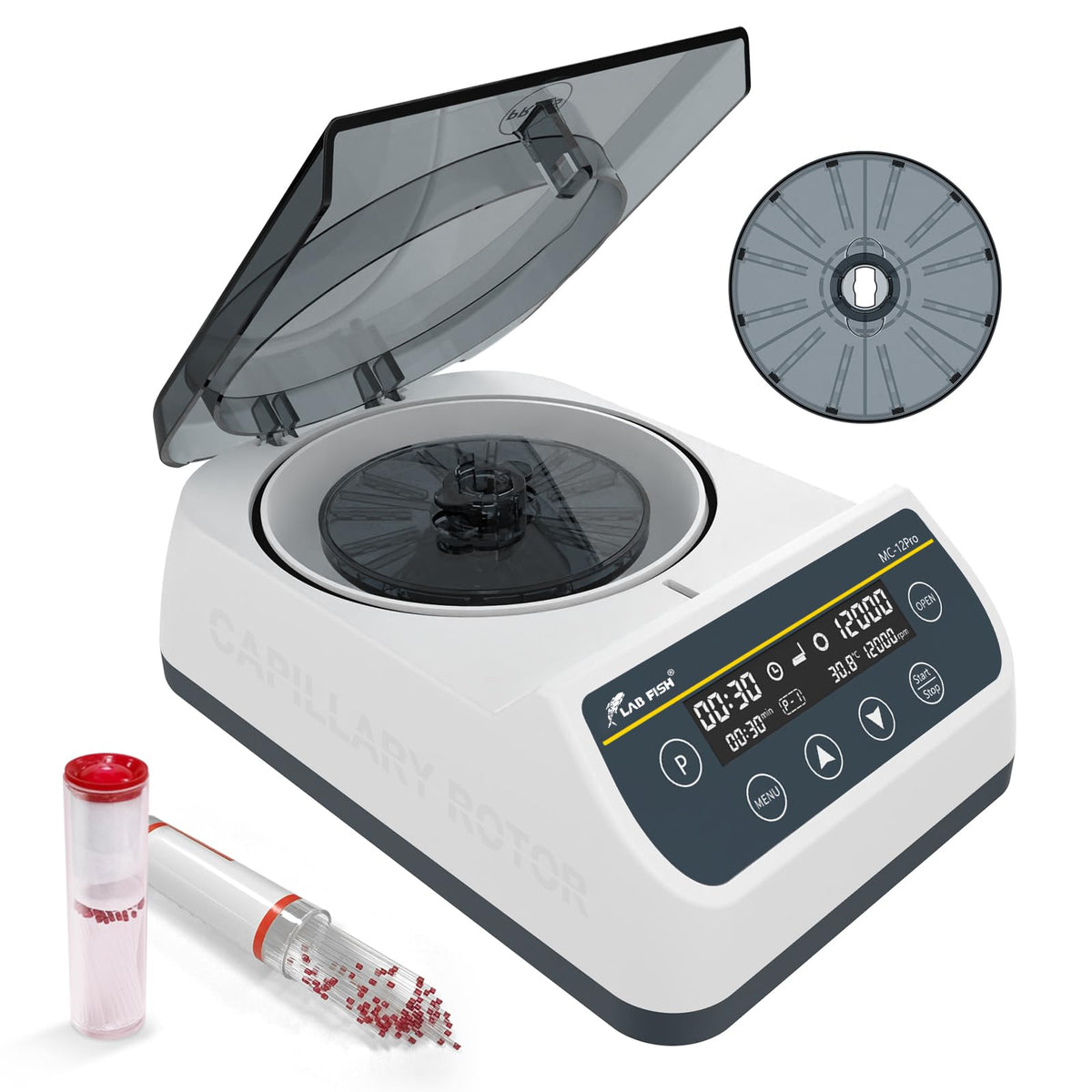 LAB FISH MC-12PRO High-Speed Centrifuge, 1000-12000RPM 9660xg