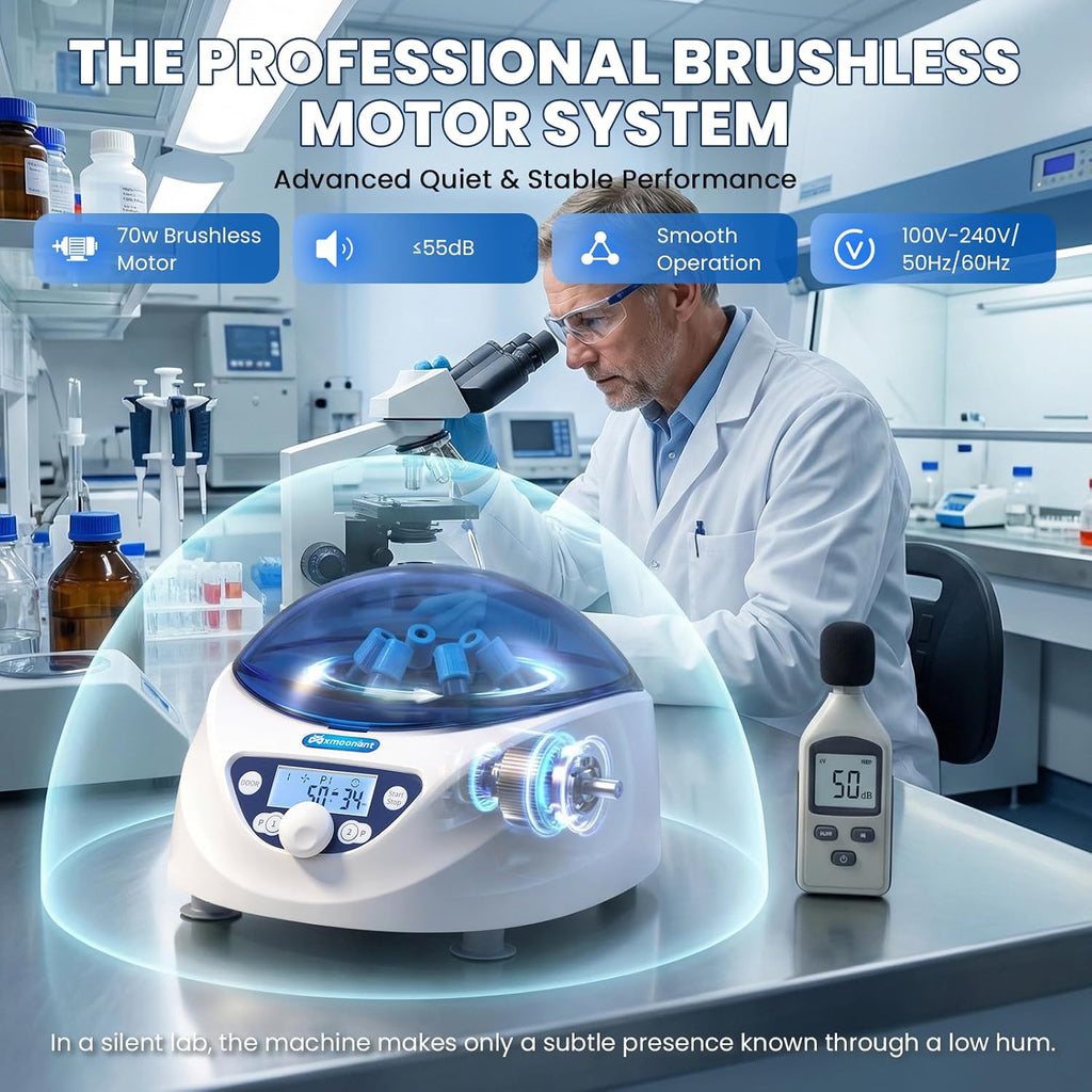 Mxmoonant Centrifuge Machine, Lab PRP Benchtop Desktop Centrifuges
